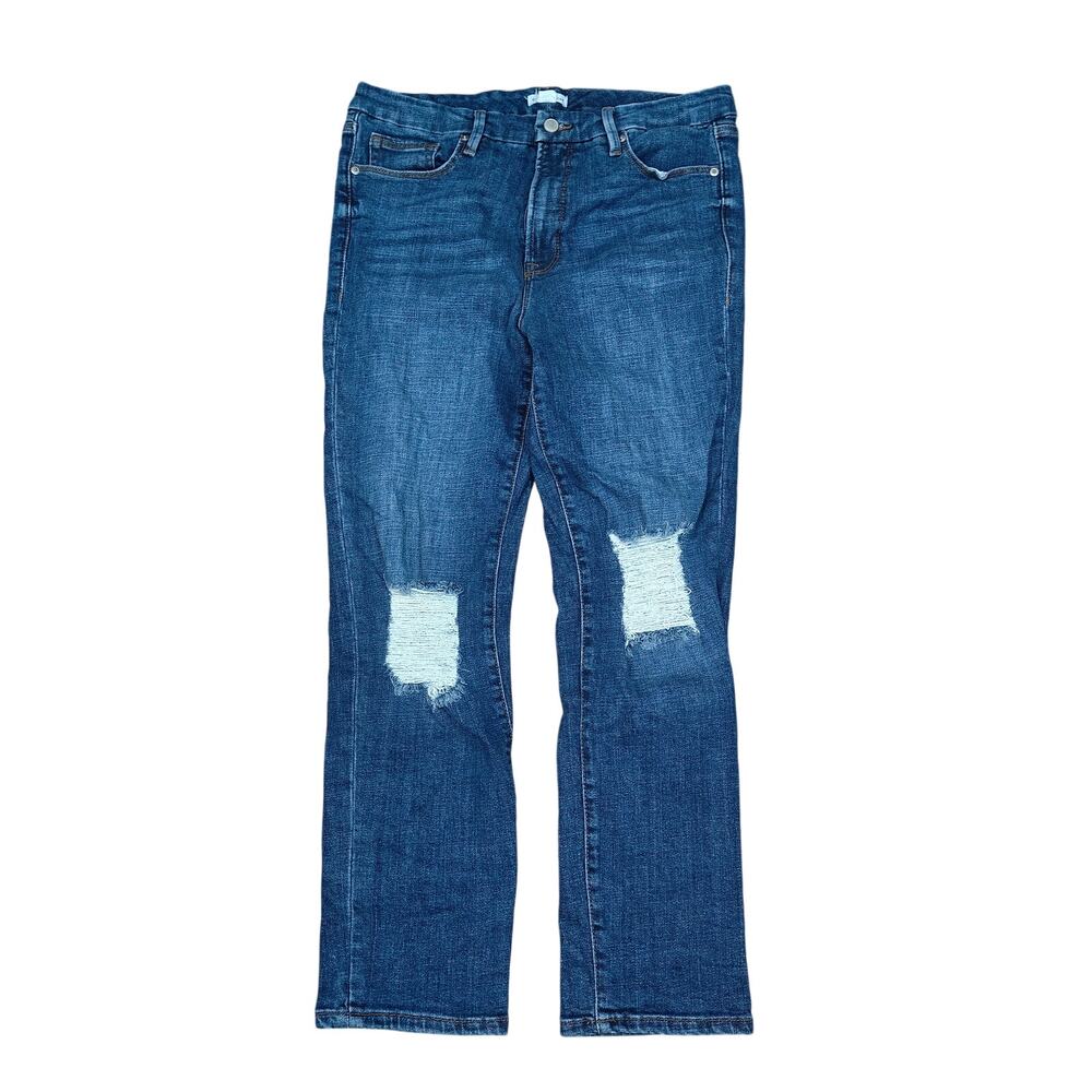 Good American Good Classic Jeans GCL740OP Indigo207 Size 14